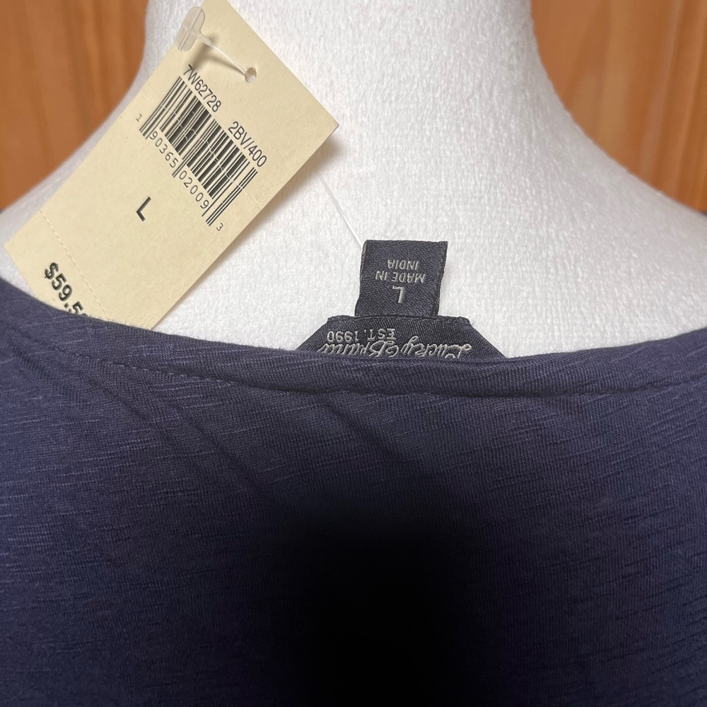 Lucky Brand Navy and White Tank Top - Picture 5 of 5